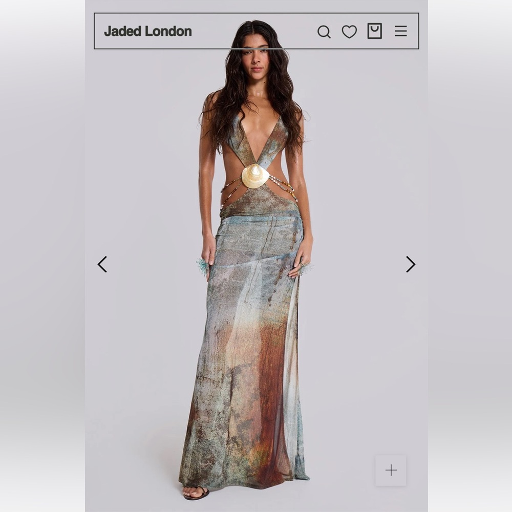 Jaded London Multicolor Maxi Dress